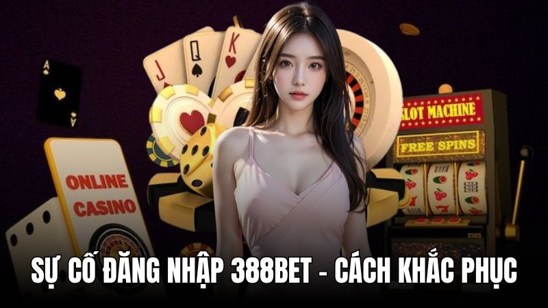 Sự cố và cách khắc phục lỗi khi đăng nhập 388BET