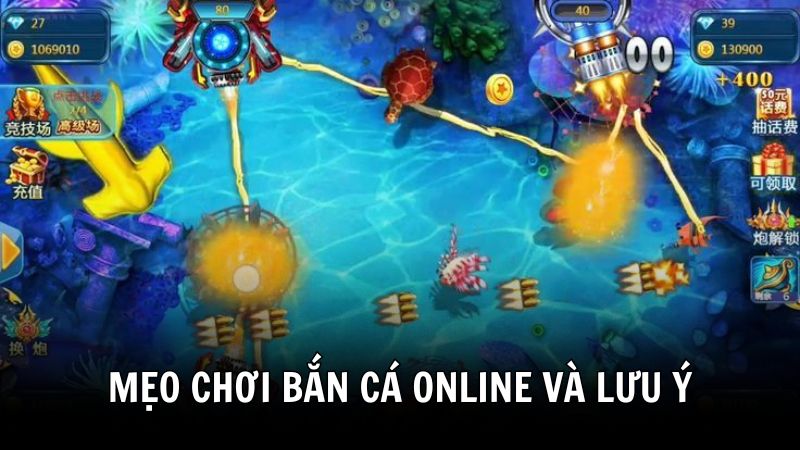 Lưu ý khi áp dụng mẹo chơi bắn cá online
